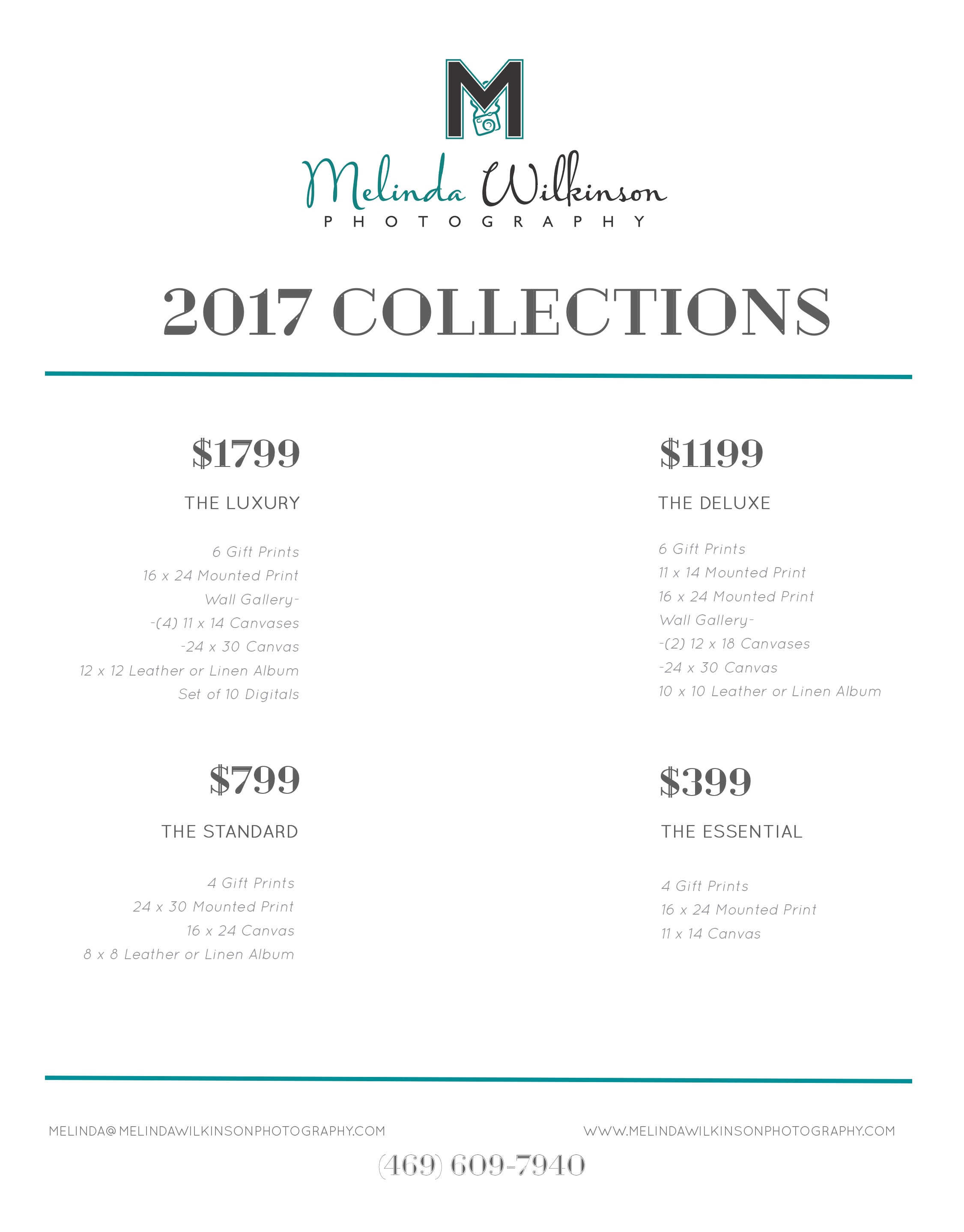 2017PricingSheetCollections